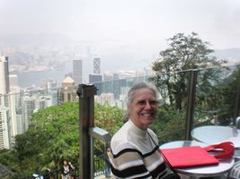 Jeanne Dining At Victoria Peak