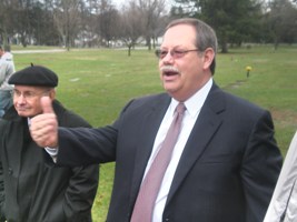 Dr. Wheeler at Memorial Service