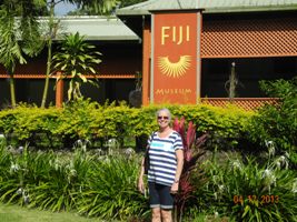 Jeanne at Fiji Museum