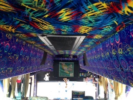 Port Klang Shuttle Bus Interior