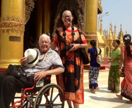Author in Wheelchair with Jeanne