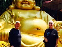 daNangGJBuddha1  Da Nang - Gary and Jeanne w/Golden Buddha