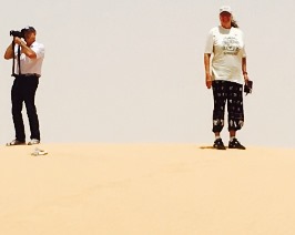 Jeanne on Khadaf Dune