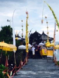 Bali Temple Overlooking Sea