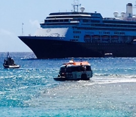 Tender Stuck in Shallow Water